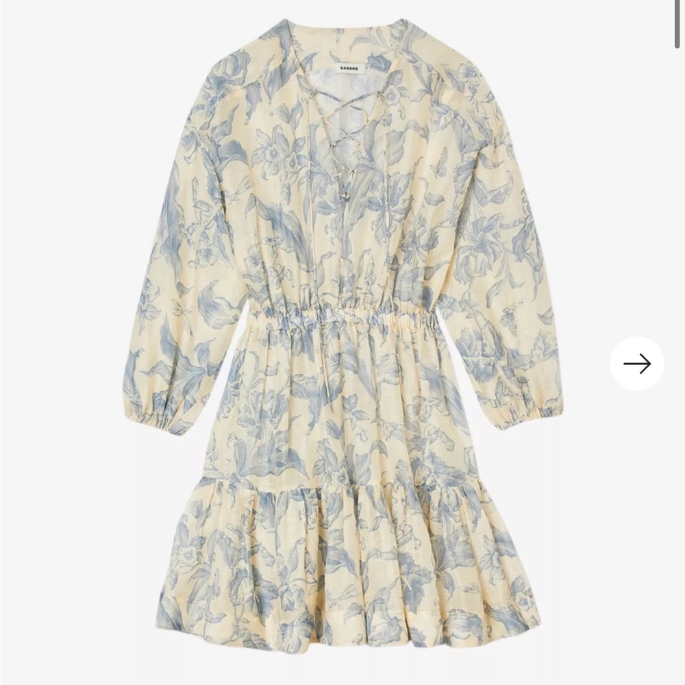 Sandro Joselle Floral Dress